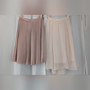 Abercrombie & Fitch Pink Skirt Satin Chiffon Small Bundle